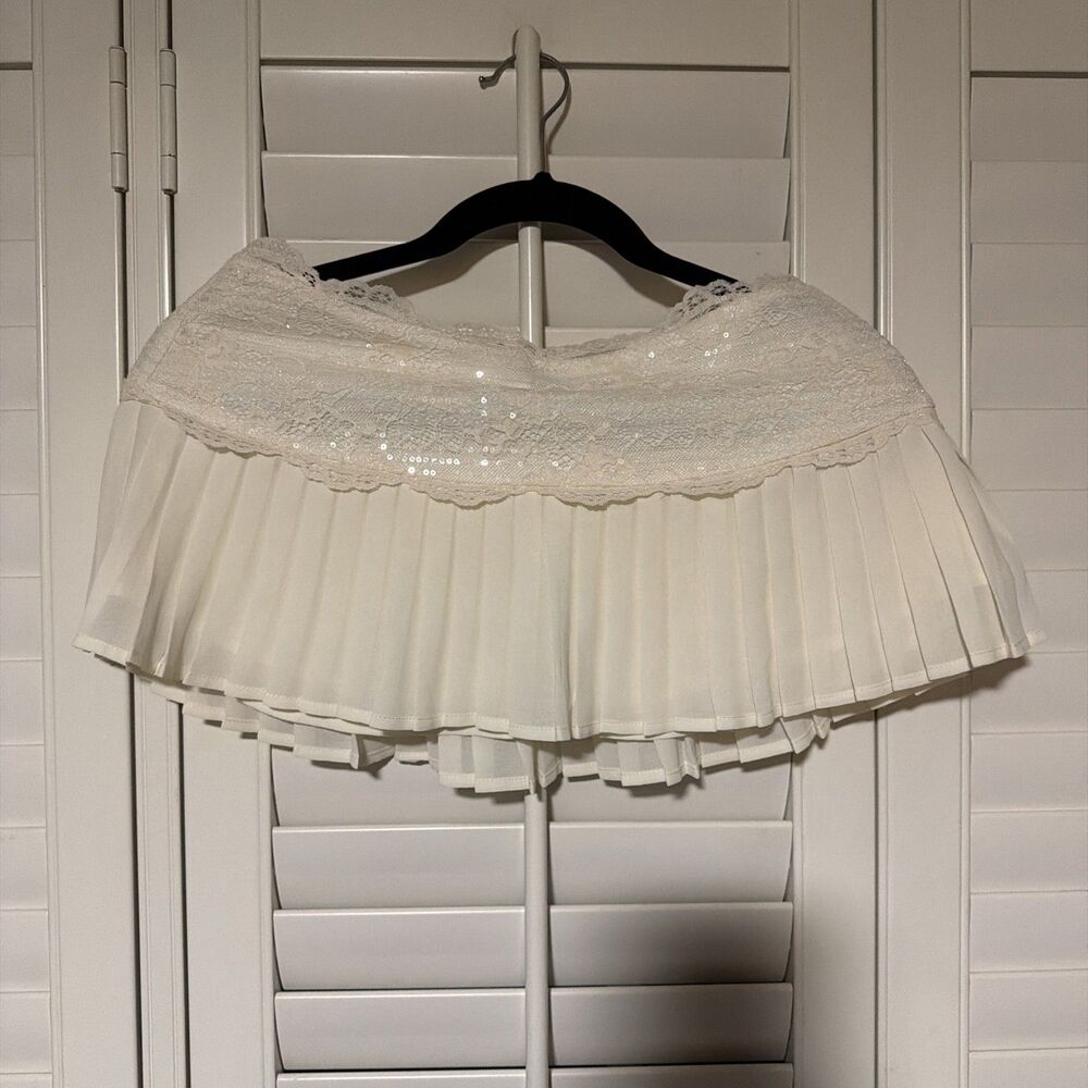 I Am Gia SALOME MINI SKIRT Ivory S